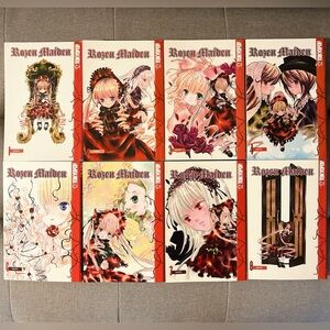 Rozen Maiden 1-8 Complete English Manga PEACHPIT